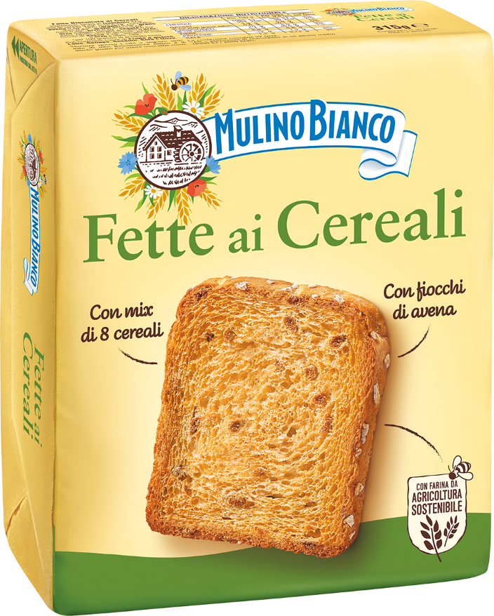 Fette biscottate ai cereali