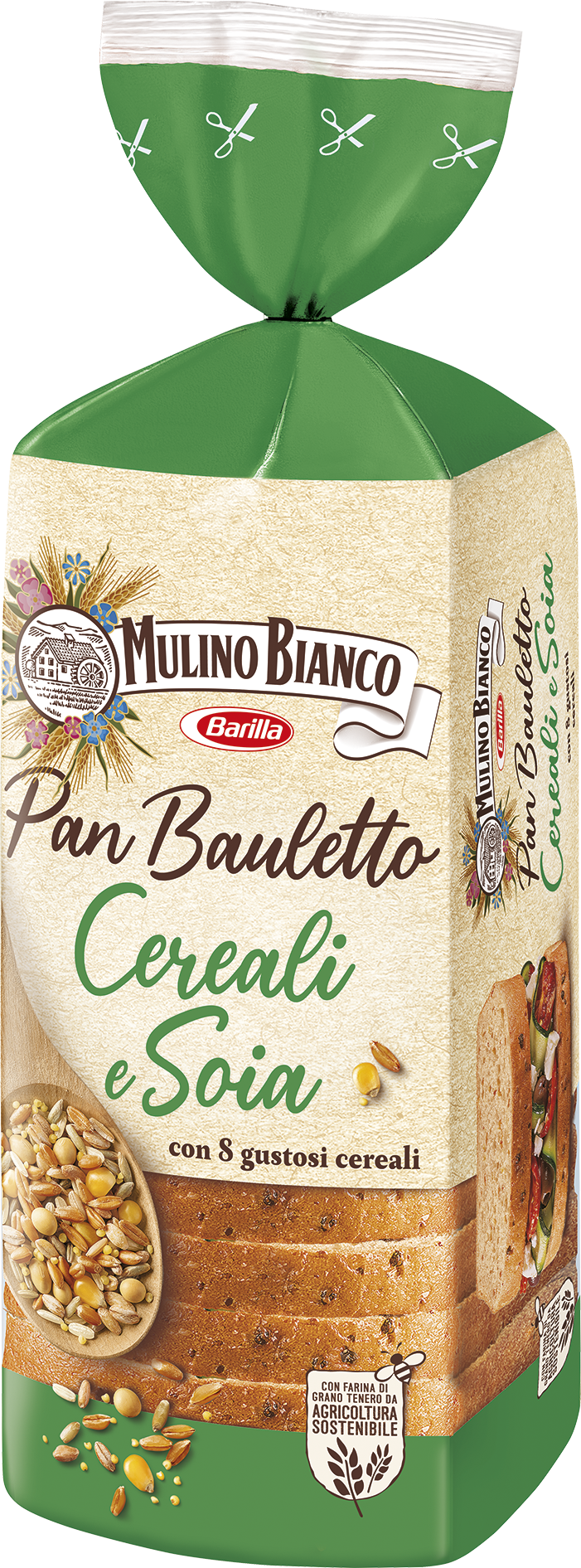 S-P-00223 - Mulino Bianco Pan Bauletto - Italian soft bread