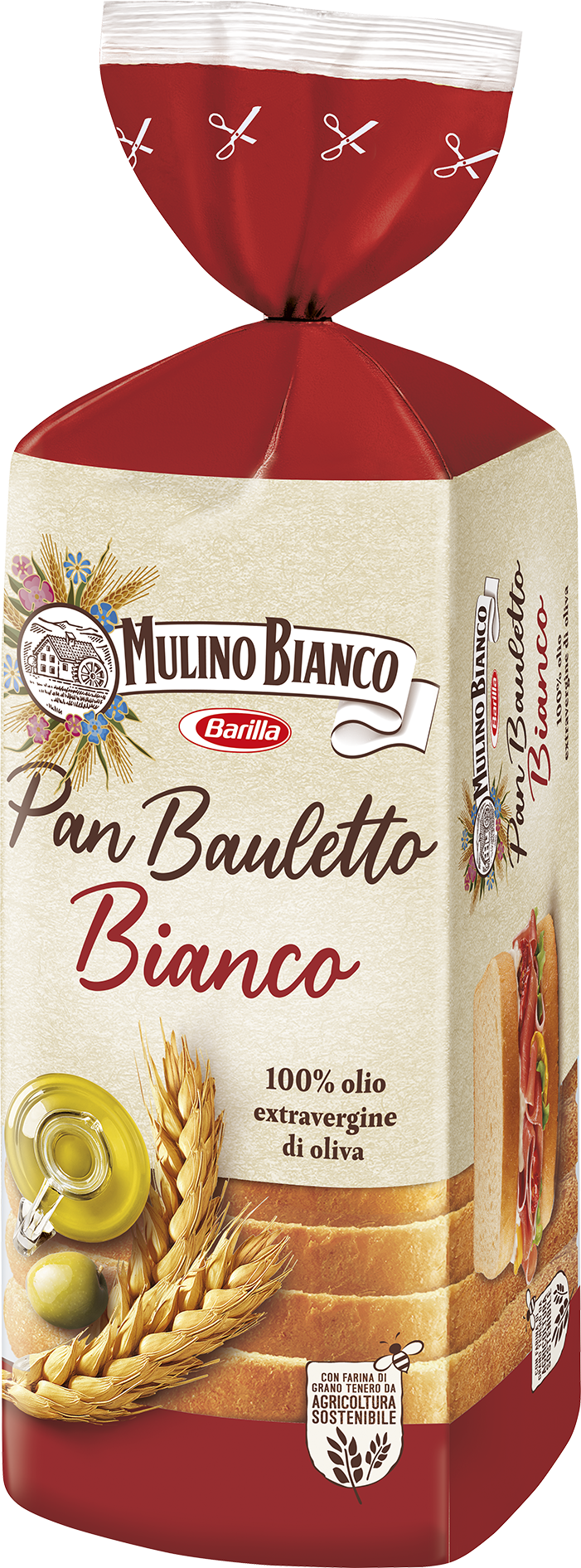 S-P-00223 - Mulino Bianco Pan Bauletto - Italian soft bread