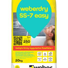 Cover image for weberdry SS-7 easy Cement-based, twocomponent, semiflexible waterproofing slurry