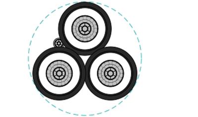 Cover image for Medium Voltage Triple Core Power Cable XLPE/PVC 3X240+1X25 12/20 (24) kV 