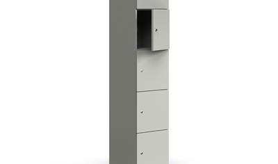 Cover image for QBUS Lockable personal storage 5 comps, 2020x400x420 mm