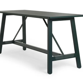 Cover image for StandByMe Table 2300x900 mm, Desktop linoleum, undercarriage H900 in ash