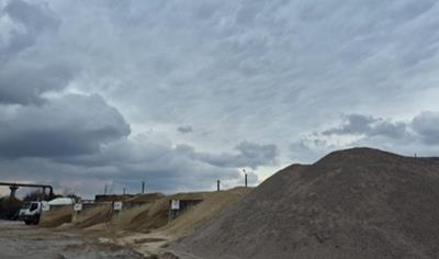 Cover image for Mixture of sorted and crushed natural aggregates from a gravel pit