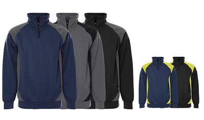 Cover image for Green Half zip sweatshirt 7048 GSM