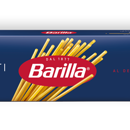 Cover image for Barilla Durum wheat semolina pasta in paperbox sold in France