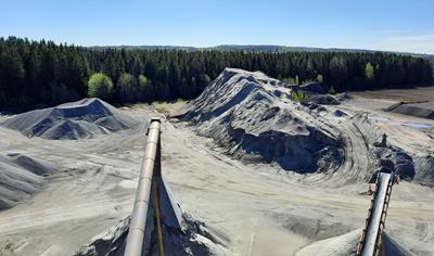 Cover image for Aggregates from Karlskoga terminal - Gelleråsen 