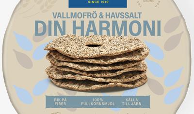 Cover image for Wasa Din Harmoni Vallmofrö & Havssalt 