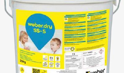 Cover image for weberdry SS-5 Elastomeric resin based, UV resistant waterproofing material
