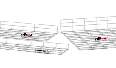 Cover image for Hot-dip Galvanized steel wire mesh cable tray systems: Rejiband® 