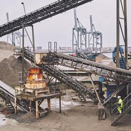 Cover image for Aggregates from Århus terminal for aggregates - Århus