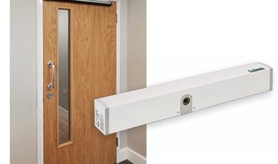 Cover image for NEXT 120S Ultra-compact architectural automation for swing doors
