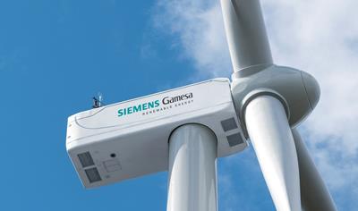 Cover image for Electricity from European SG 3.4-132 On-shore Wind Farm