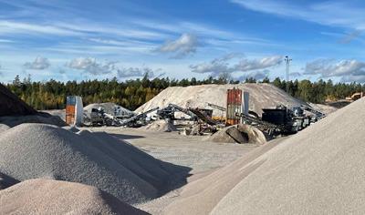 Cover image for Aggregate Almby, Product group 3, 11/16 kub, 8/11 kub, 0/8 kub, 2/6 kub and 0/2 kub