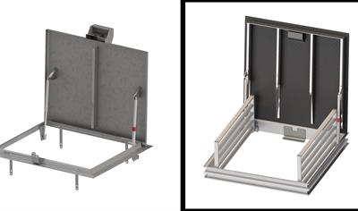Cover image for Surface-Mounted Stainless Steel Access Hatch and  Flush-Fit Stainless Steel Floor Hatch