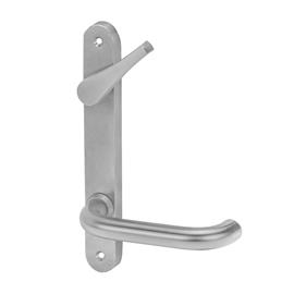 Cover image for Lockwood 5800 Series Narrow Plate Door Furniture - Lever and Disabled Accessible Turn Knob 5939/70SC