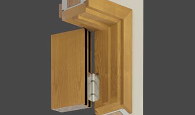 Cover image for FD60 4 Part Solid White Oak Door Frame Clear Lacquer Finish