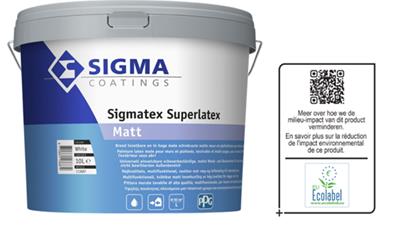 Cover image for PPG Sigma Sigmatex Superlatex Mat Low carbon footprint