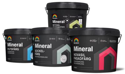 Cover image for PPG Beckers Mineral Novasil Fasadfärgnnamed and Mineral Betongskyddsfärg and Mineral Putsfärg and Mineral Sockelfärg