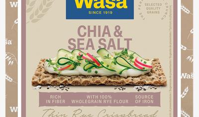 Cover image for Wasa Chia & Meersalz - Chia & Sea Salt - Graines de Chia - Råg & Chia