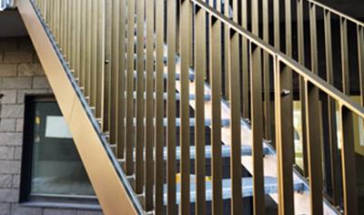 Cover image for GALVANIZED AND POWDER COATED STAIRCASE