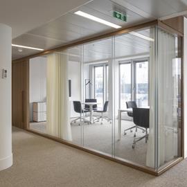 Cover image for Wood_Wall 105 Double Glass Partition 