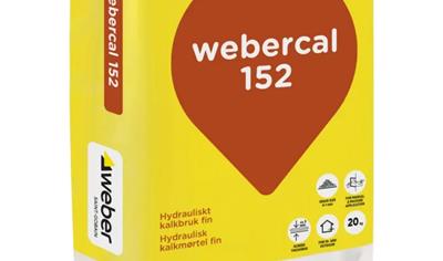 Cover image for webercal 152 hydrauliskt kalkbruk fin