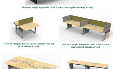 Cover image for Flexivate- Height Adjustable Tables