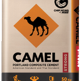Cover image for Camel Strong produced in Cambodia by Chip Mong INSEE Cement Corporation
