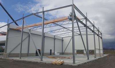 Cover image for Welded and surface treated steel beams