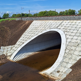 Cover image for Corrugated steel structures with paint coating: MultiPlate, NovaBridge 300 and NovaBridge 500