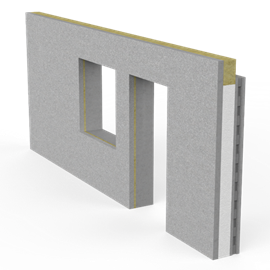 Cover image for Solid precast concrete insulated wall (Sandwich)
