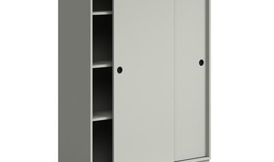Cover image for QBUS Storage Lockable sliding door cabinet 3 shelves, 1636x1200x400 mm 