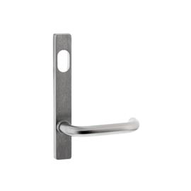 Cover image for Lockwood 4800 Series Narrow Plate Door Furniture - Lever and Cylinder Hole 4801/70SC
