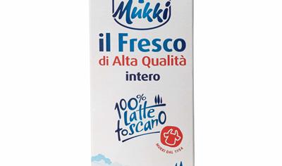 Cover image for Latte fresco pastorizzato intero  100% Toscano Mukki 