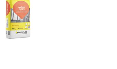 Cover image for weber BC25 mechanized plaster cement