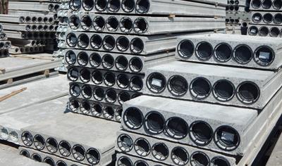 Cover image for Precast concrete products - Hollow-core slabs