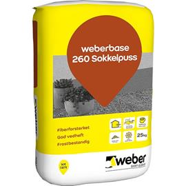 Cover image for weberbase 260 sokkelpuss