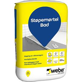 Cover image for weber støpemørtel Bad