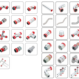 Cover image for Altech press fittings galvanized steel M/V profile