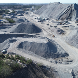 Cover image for Aggregates from Stockholm, terminal for aggregates – Rotebro