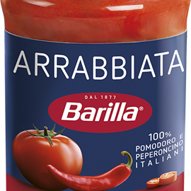 Cover image for Barilla Arrabbiata sauce for Italian market
