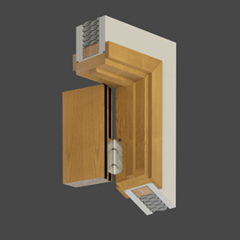 Cover image for FD60 4 Part Solid White Oak Door Frame Clear Lacquer Finish