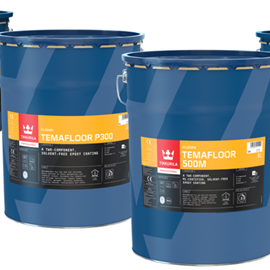 Cover image for PPG TIKKURILA Temafloor P300, PPG TIKKURILA Temafloor P300 Hardener, PPG TIKKURILA Temafloor 500M, PPG TIKKURILA Temafloor 500M Hardener