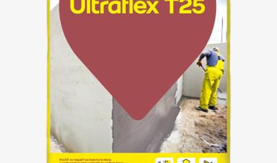 Cover image for weberdry Ultraflex T25 Waterproofing slurry for applications requiring high performance and resistance to positive and negative water pressure