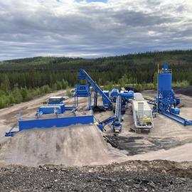 Cover image for AG22 70/100 asphalt from Mobile asphalt plant - Astec Six-pack