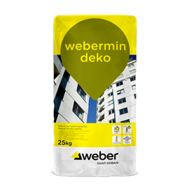 Cover image for webermin deko Mineral Façade Coating