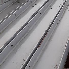 Cover image for Recovered and refurbished steel I-beams.