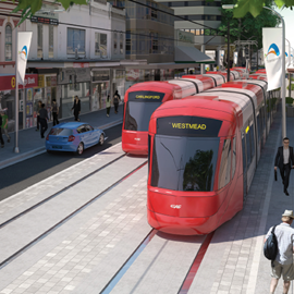 Cover image for Urbos 100 LRV for Parramatta
