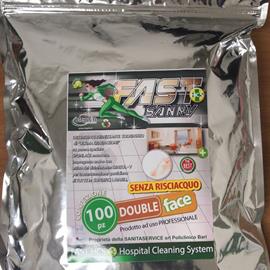 Cover image for FAST Double sided microfiber cloth for daily maintenance, sanitizing and cleaning of domestic, hospital and industrial surfaces